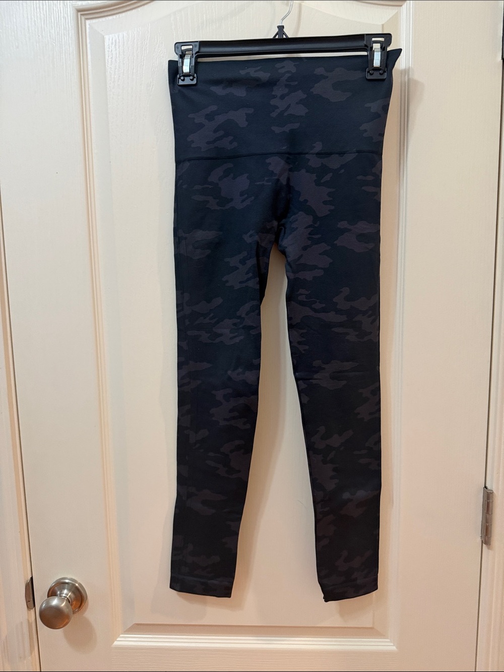 Spanx Black Camo High-Waist Leggings